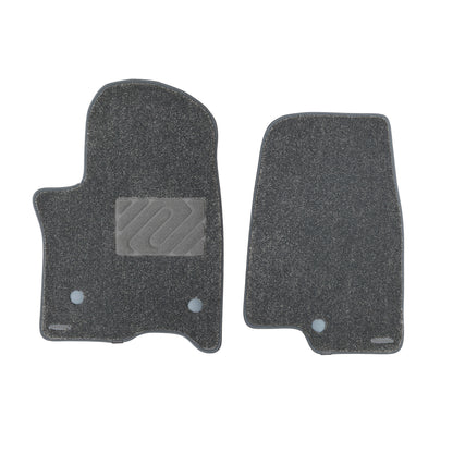 Gray front-row carpet floor mats for 2021-2026 GMC Yukon