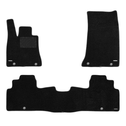 Carpet Front Row Floor Mat for 2021-2026 Genesis G80, 0.6-Inch Ultra-Thick