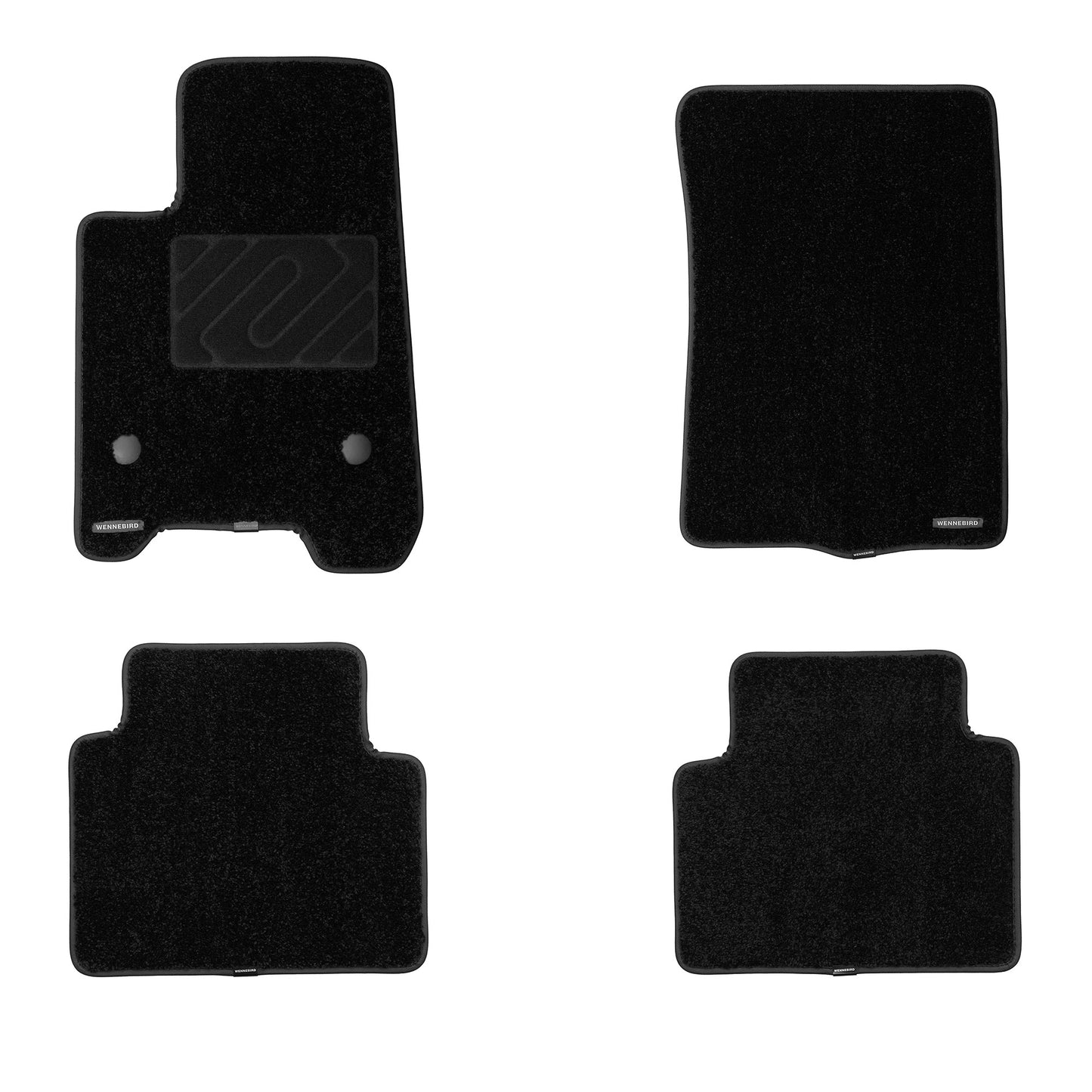 Carpet Floor Mats for 2015-2026 GMC Canyon Crew Cab, 0.6-Inch Ultra-Thick