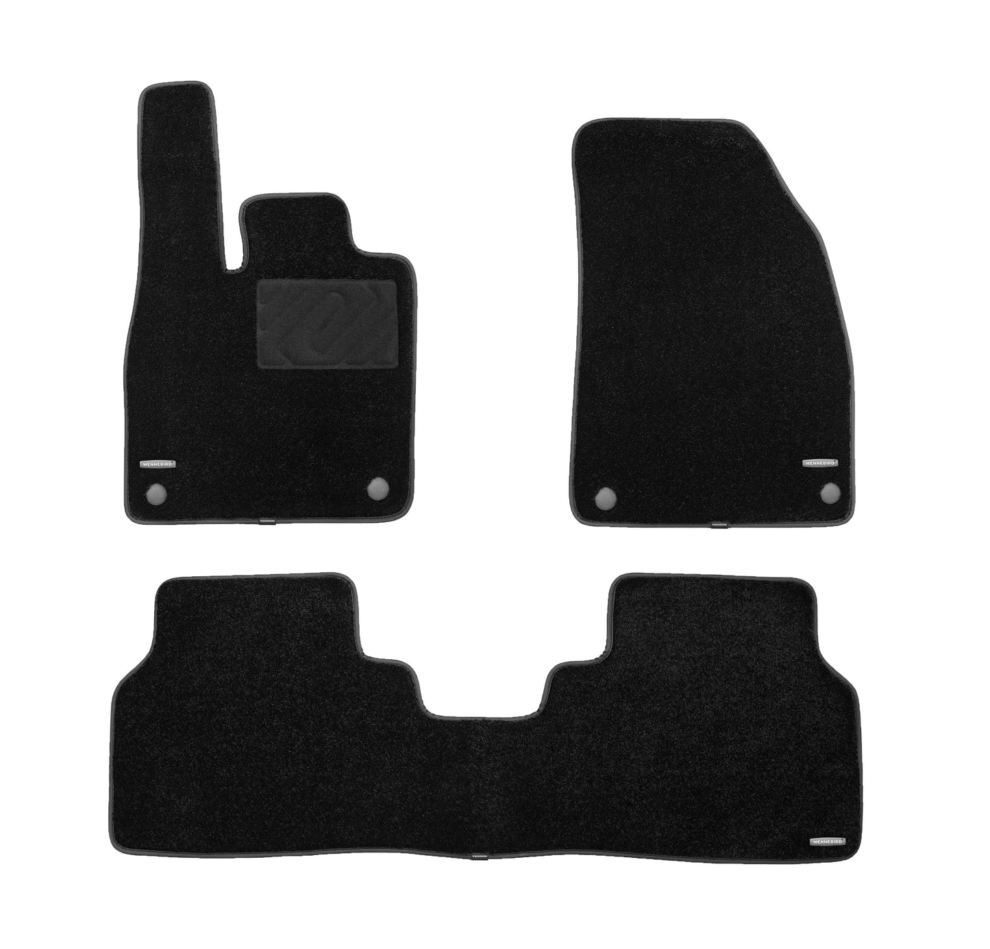 WENNEBIRD Superior Carpet Floor Mats for 2021-2025 Volkswagen ID.4, 0.6 Inch Thickness Rugs