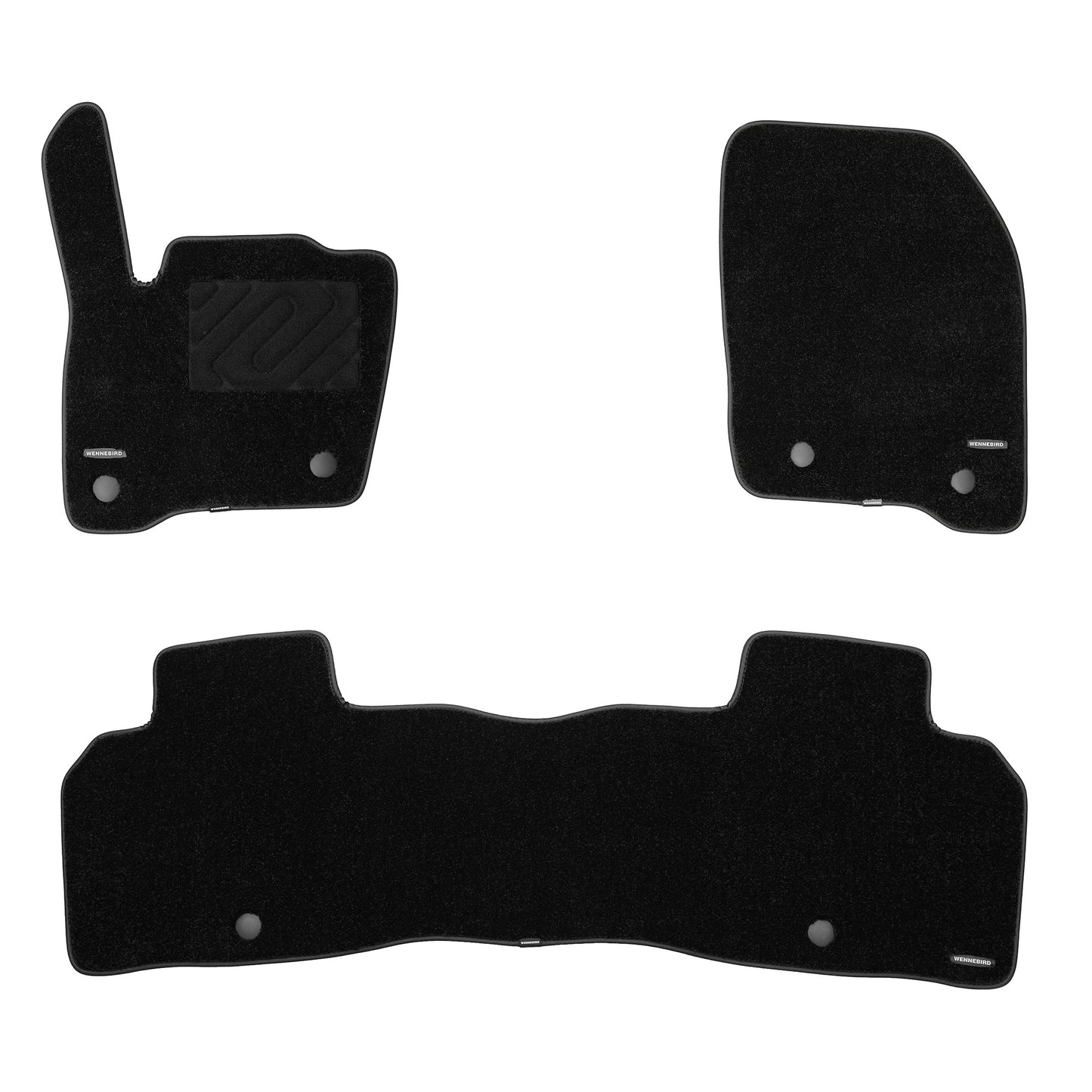 Carpet Floor Mats for 2016-2018 Lincoln MKX, 0.6-Inch Ultra-Thick