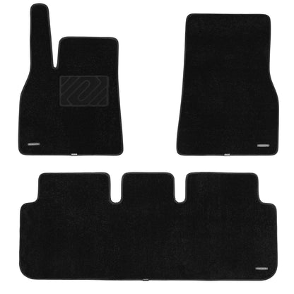 WENNEBIRD Superior Carpet Floor Mats for 2012-2025 Tesla Model S, 0.6 Inch Thickness Rugs