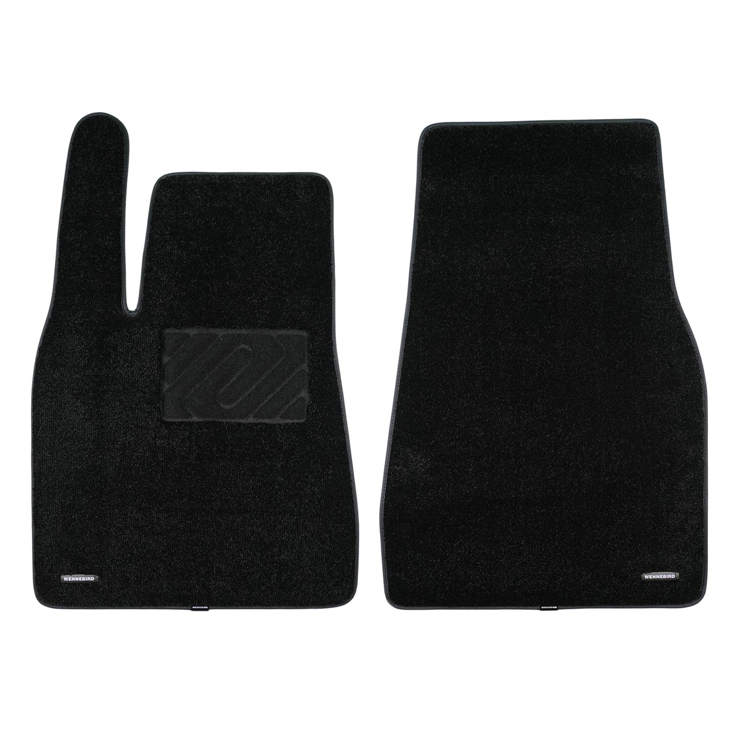 WENNEBIRD Superior Carpet Floor Mats for 2021-2024 Tesla Model X 7 Seater - 4pc