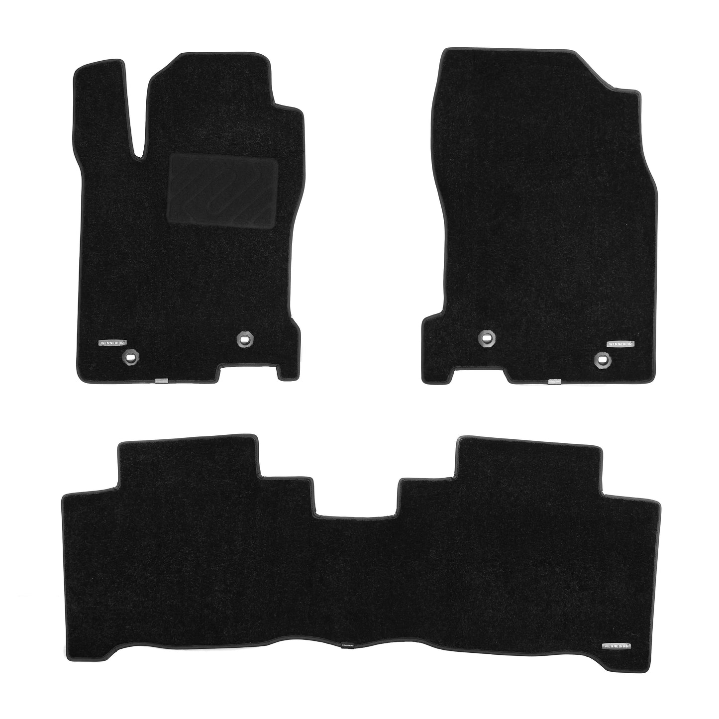 WENNEBIRD Superior Carpet Front Row Floor Mats for 2015-2025 Lexus NX 200t, NX 300, NX 300h, NX 250, NX 350h, NX 450+, 0.5 Inch Thickness Rugs