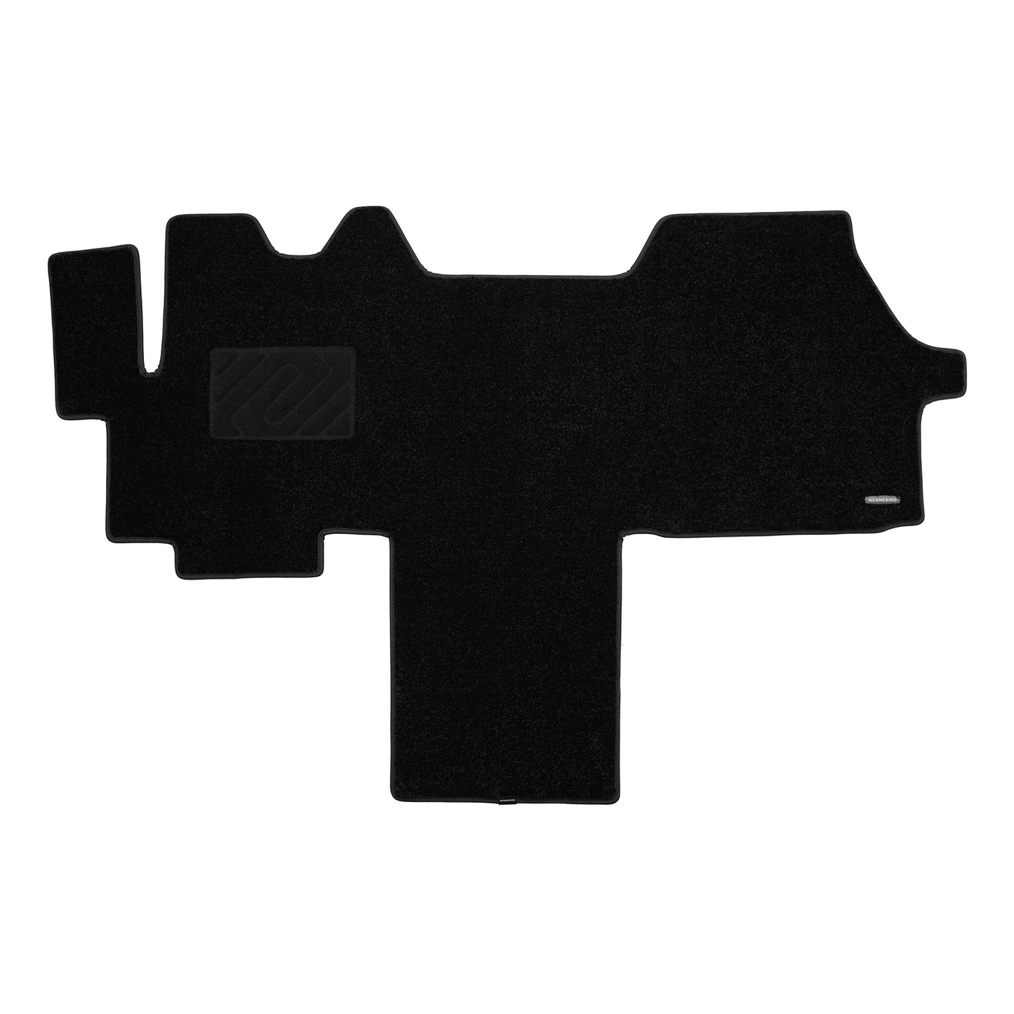 WENNEBIRD Superior Carpet Front Row Floor Mat for 2014-2025 Ram ProMaster (Not for EV & City Models), 0.6-Inch Ultra-Thick