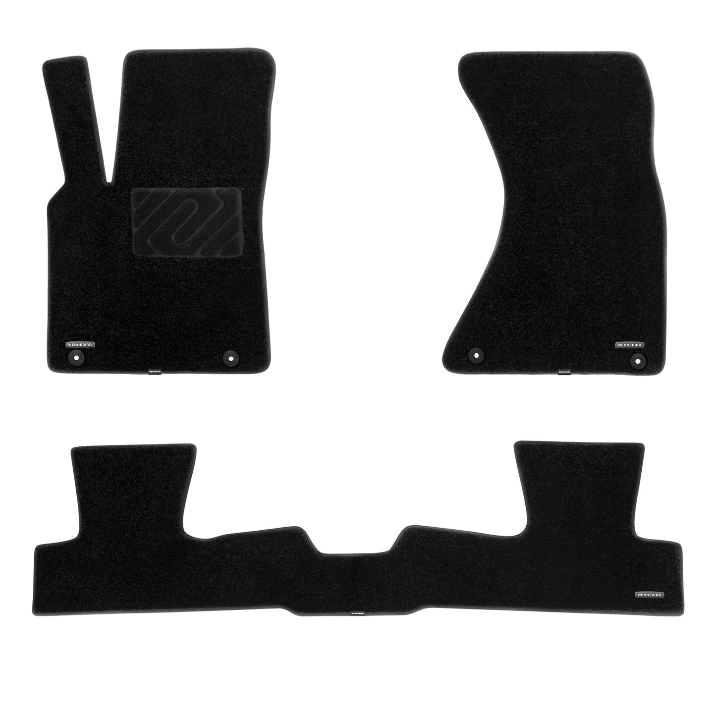 WENNEBIRD Superior Carpet Floor Mats for 2010-2025 Audi Q5, SQ5, Q5 Sportback (8R, FY), 0.5 Inch Thickness Rugs