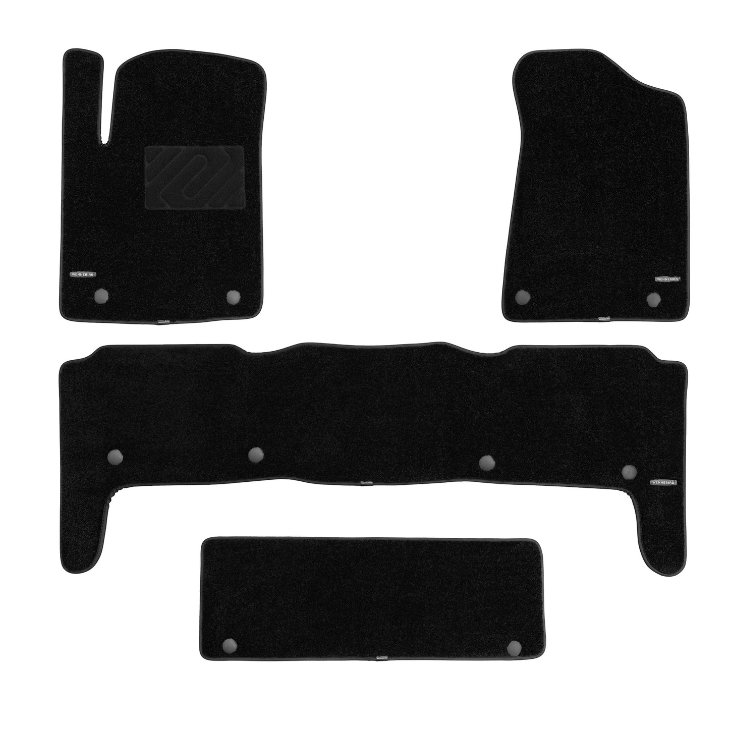 WENNEBIRD Superior Carpet Floor Mats for 2014-2026 Infiniti QX80 / 2017-2026 Nissan Armada, 0.6-Inch Ultra-Thick