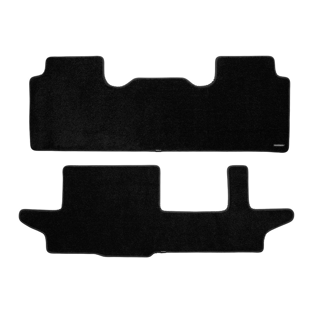 2021-2026 Yukon XL 8 Seats · Rows 2 & 3 2-Pc Set Black carpet floor mats