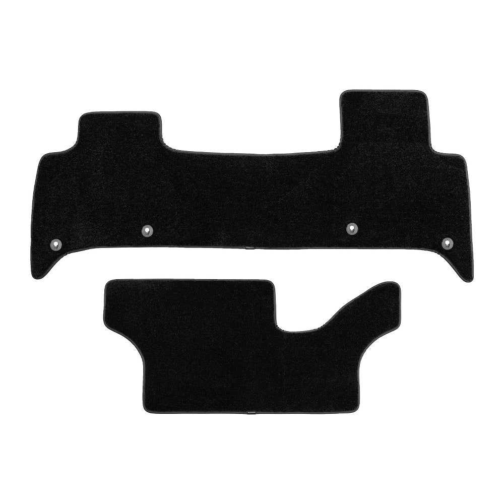 2017-2026 Discovery 7 Seats · Rows 2 & 3 2-Pc Set Black carpet floor mats