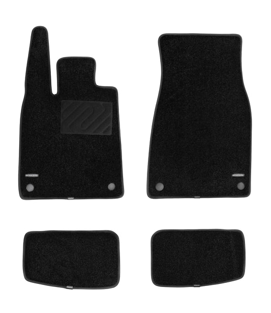Carpet Floor Mats for 2020-2026 Porsche Taycan, 0.6-Inch Ultra-Thick