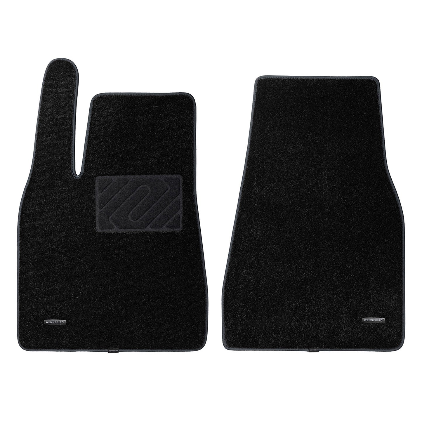 WENNEBIRD Superior Carpet Floor Mats for 2021-2024 Tesla Model X 7 Seater - 4pc