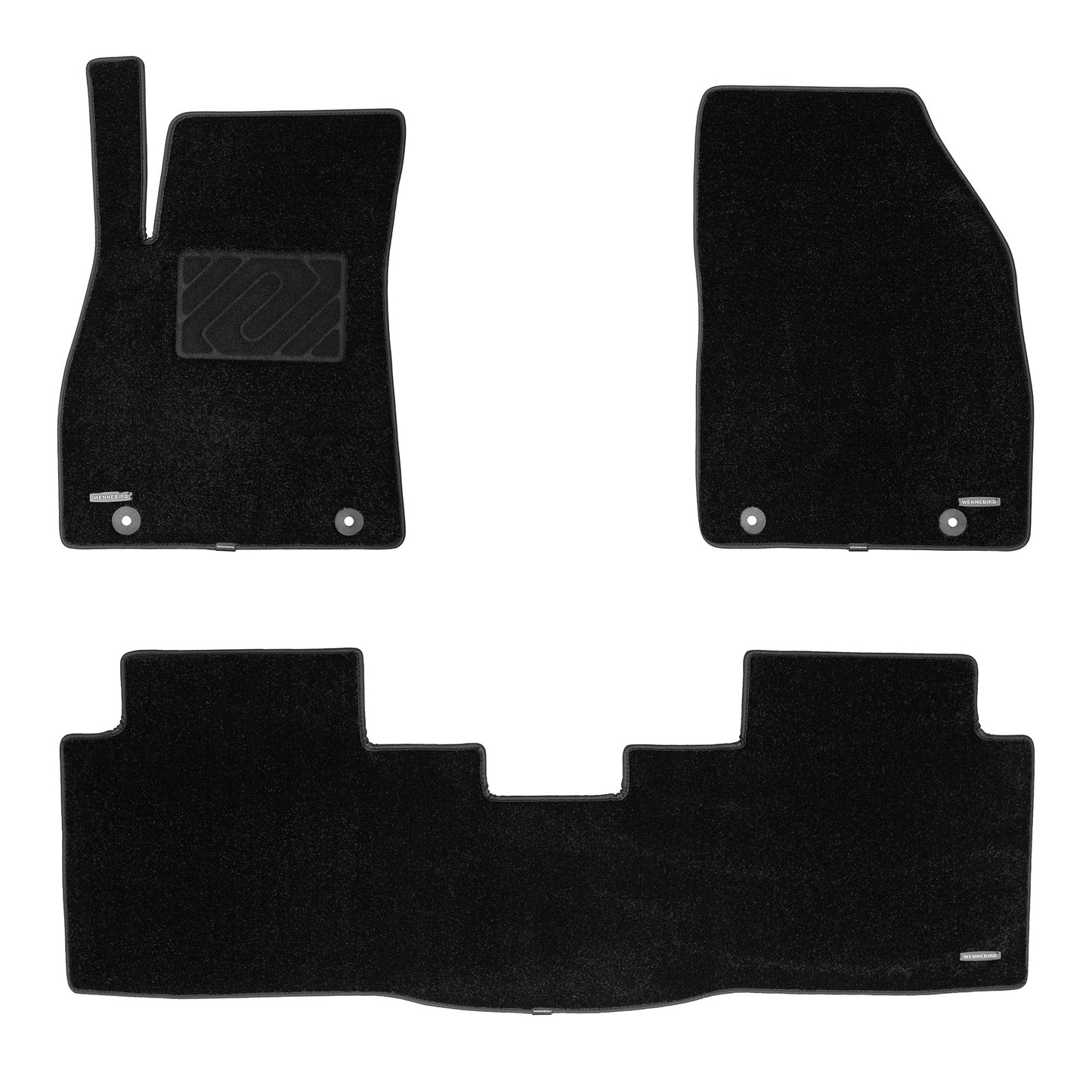 Carpet Floor Mats for 2013-2016 Cadillac XTS, 0.5-Inch Ultra-Thick